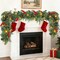 6Ft by 10 Inch Thicker Real Touch Cedar Garland with 30 Warm Lights (Real Touch Cedar Garland)